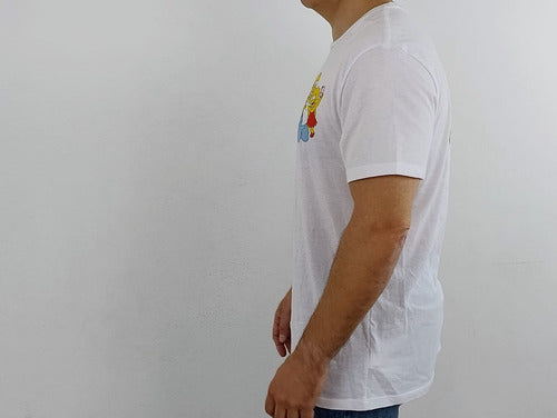 Playera Manga Corta De Los Simpson Talla G Hombre