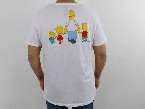 Playera Manga Corta De Los Simpson Talla G Hombre