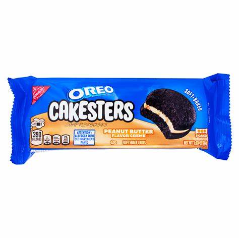 Pastelitos suaves con crema de cacahuate 390 cal 86gr o 3.03oz