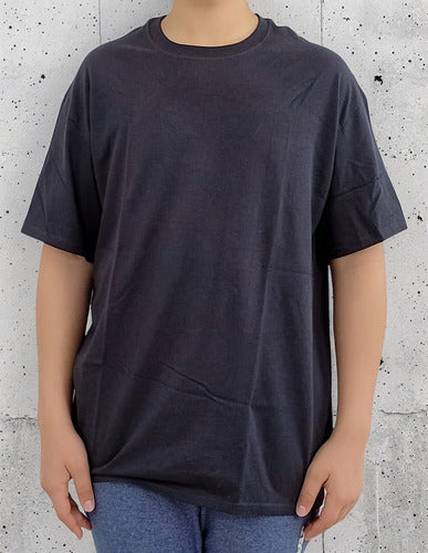 Playera Lisa Marca Óptima Color Negro Talla G Hombre
