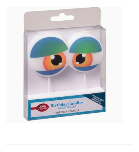 Velas Decorativas Para Pastel De Cumpleaños Ojos De Monstruo