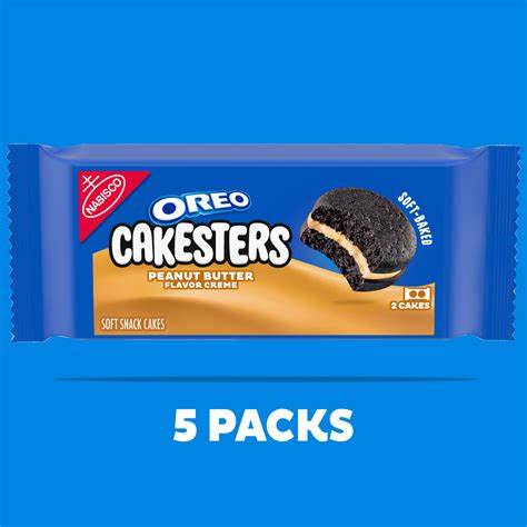Pastelitos suaves con crema de cacahuate 390 cal 86gr o 3.03oz