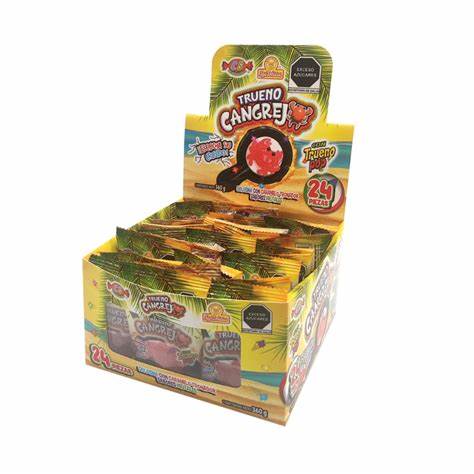 Caramelo explosivo sabores frutales 1.5gr