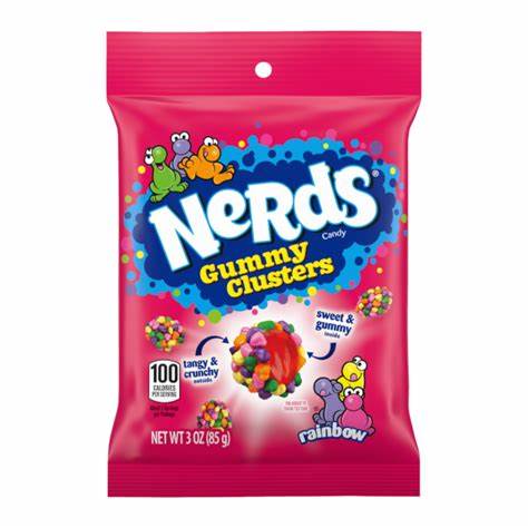 Gomitas con Recubrimiento de Nerds Frutales 85g