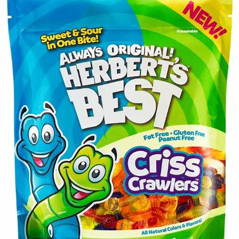 Gomitas con formas de insectos, sabores surtidos 500g